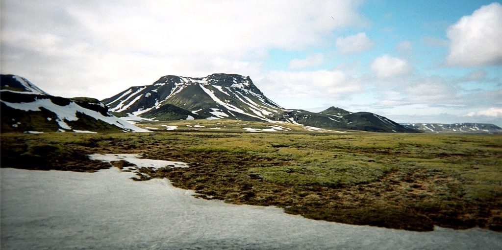 A typical Icelandic volcano.